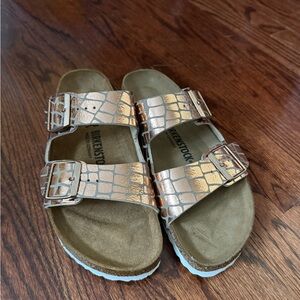 New Birkenstock Arizona Rose Gold 40 9
